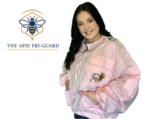 The Apis Tri-Guard Ventilated 3 Layer beekeeping Jacket with Fencing Veil